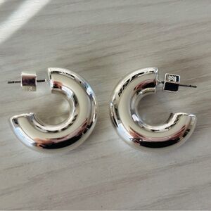 Miranda Frye Silver Hoop Earrings
